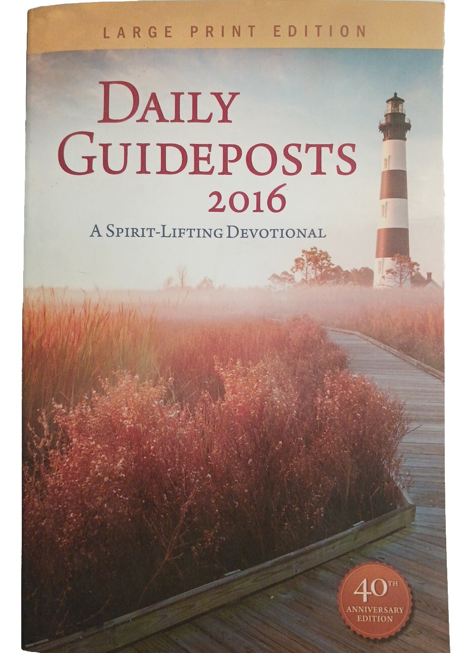 Daily Guideposts 2016 A Spirit Lifting Devotional Paper Back LARGE PRINT