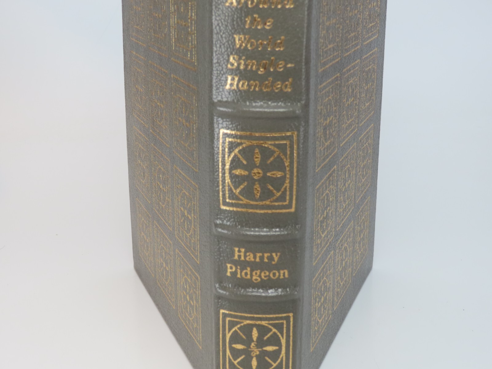 The Easton Press Around the World Single Handed by Pidgeon Leather Bound