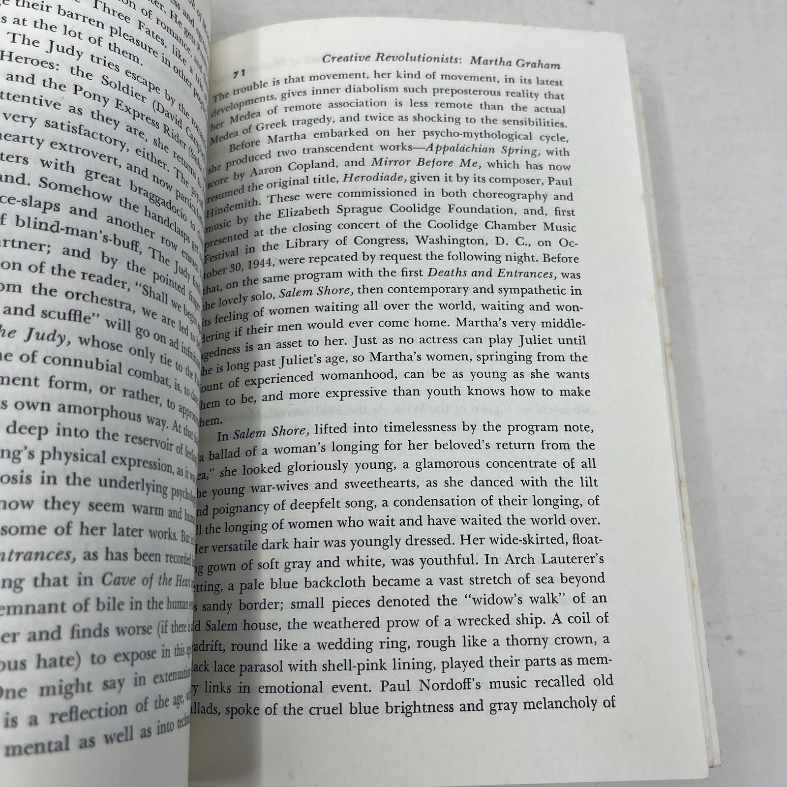 Borzoi Book of Modern Dance Margaret Lloyd 1974 PB 2nd Printing