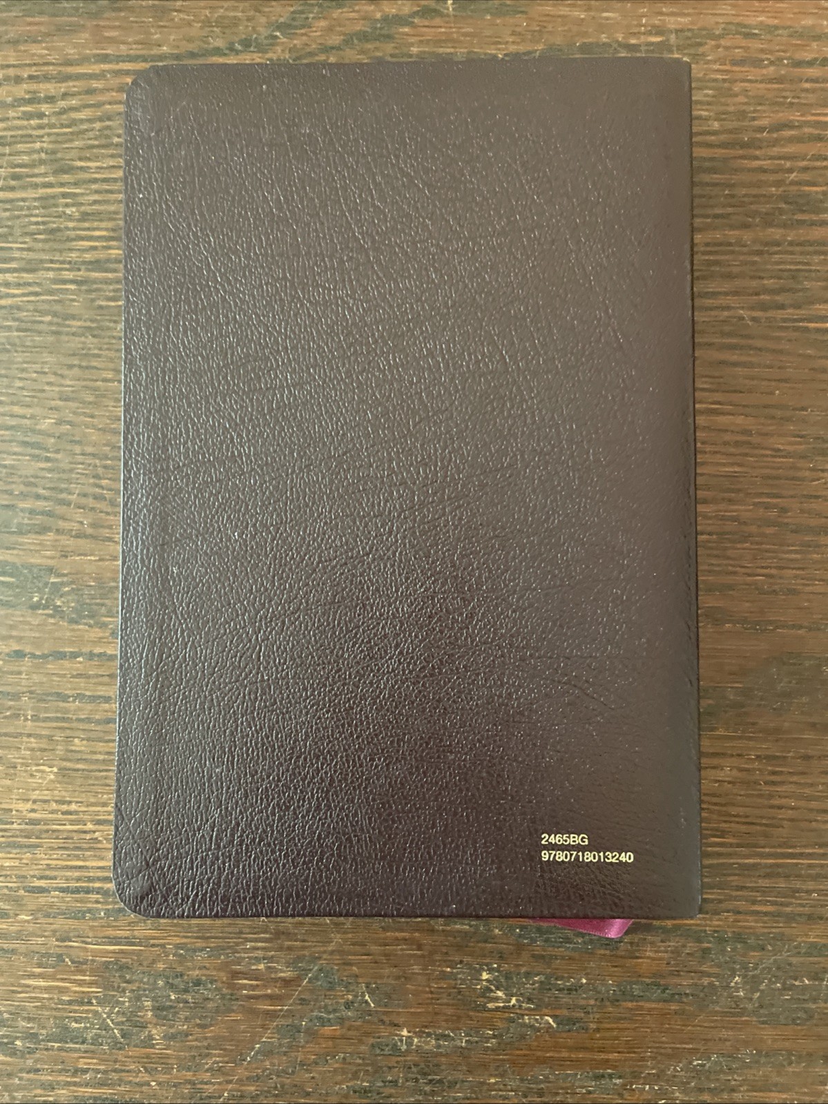 Charles F. Stanley Life Principles Bible NKJV Indexed Leather Burgundy 2005