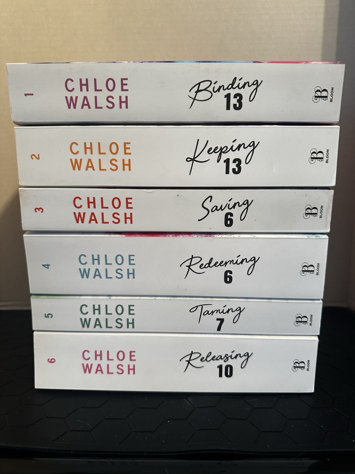 New Chloe Walsh Compete Set Boys of Tommen Special White Edition Sprayed Edges