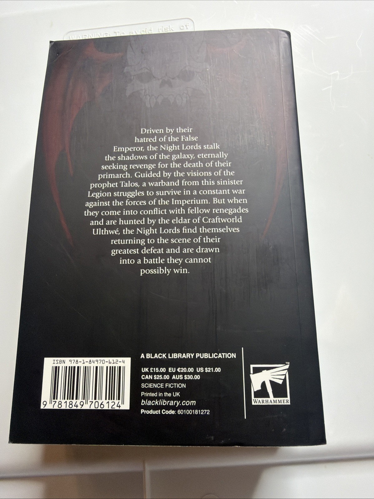 Night Lords by Aaron Dembski-Bowden: New