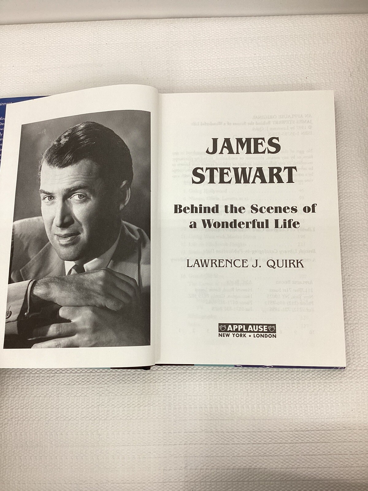 James Stewart: Behind the Scenes of a Wonderfu… by Quirk, Lawrence J. Hardback