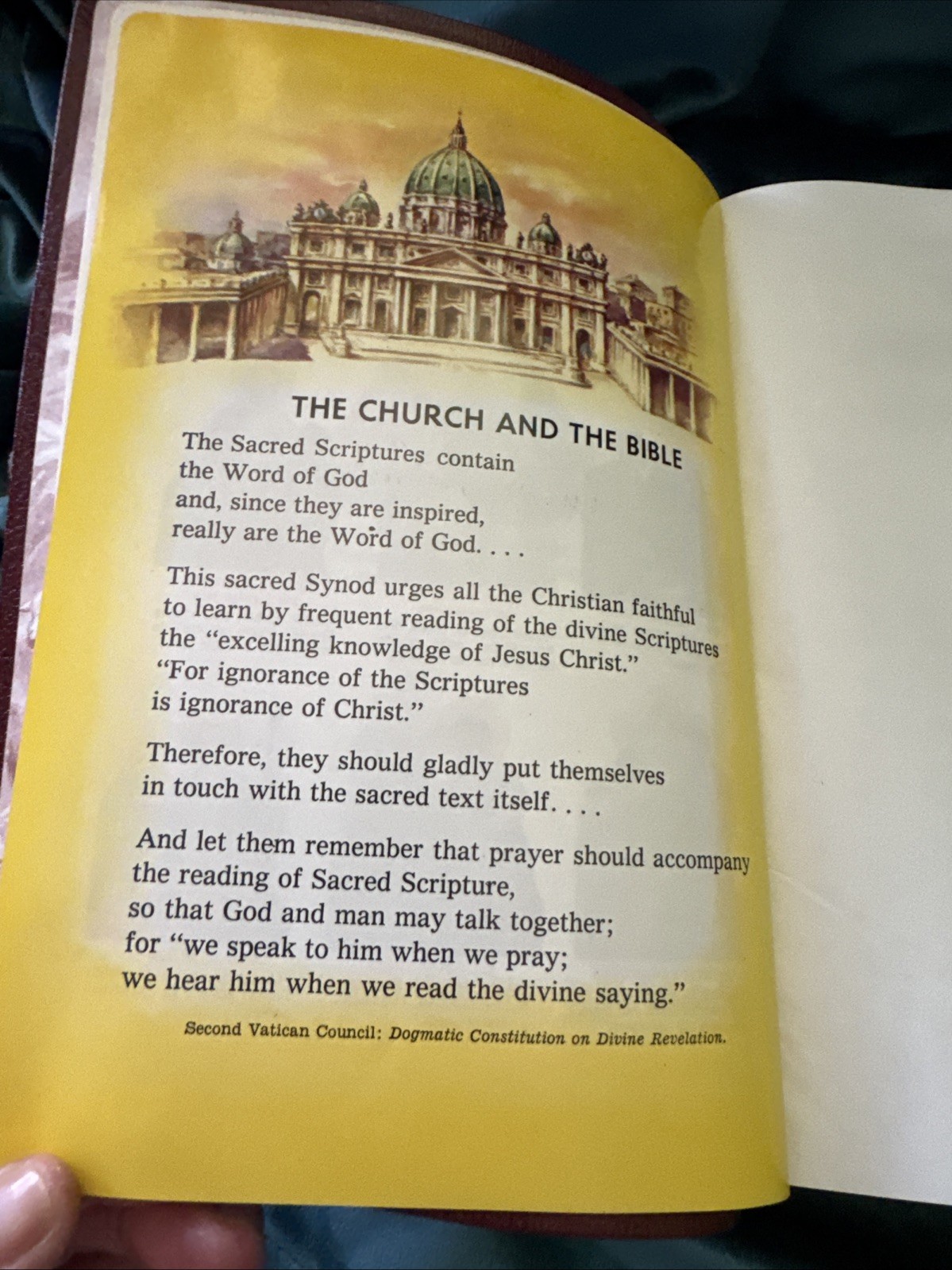 The New American Bible Saint Joseph Edition, Large Type, Illustrated 1992