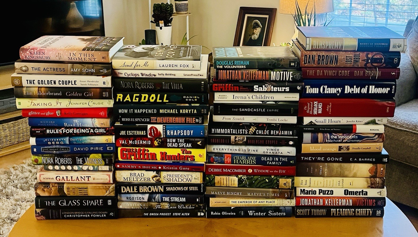 Lot of 10 Pounds Hardcover INSTANT COLLECTION GENERAL FICTION Book MIX GENRE SET