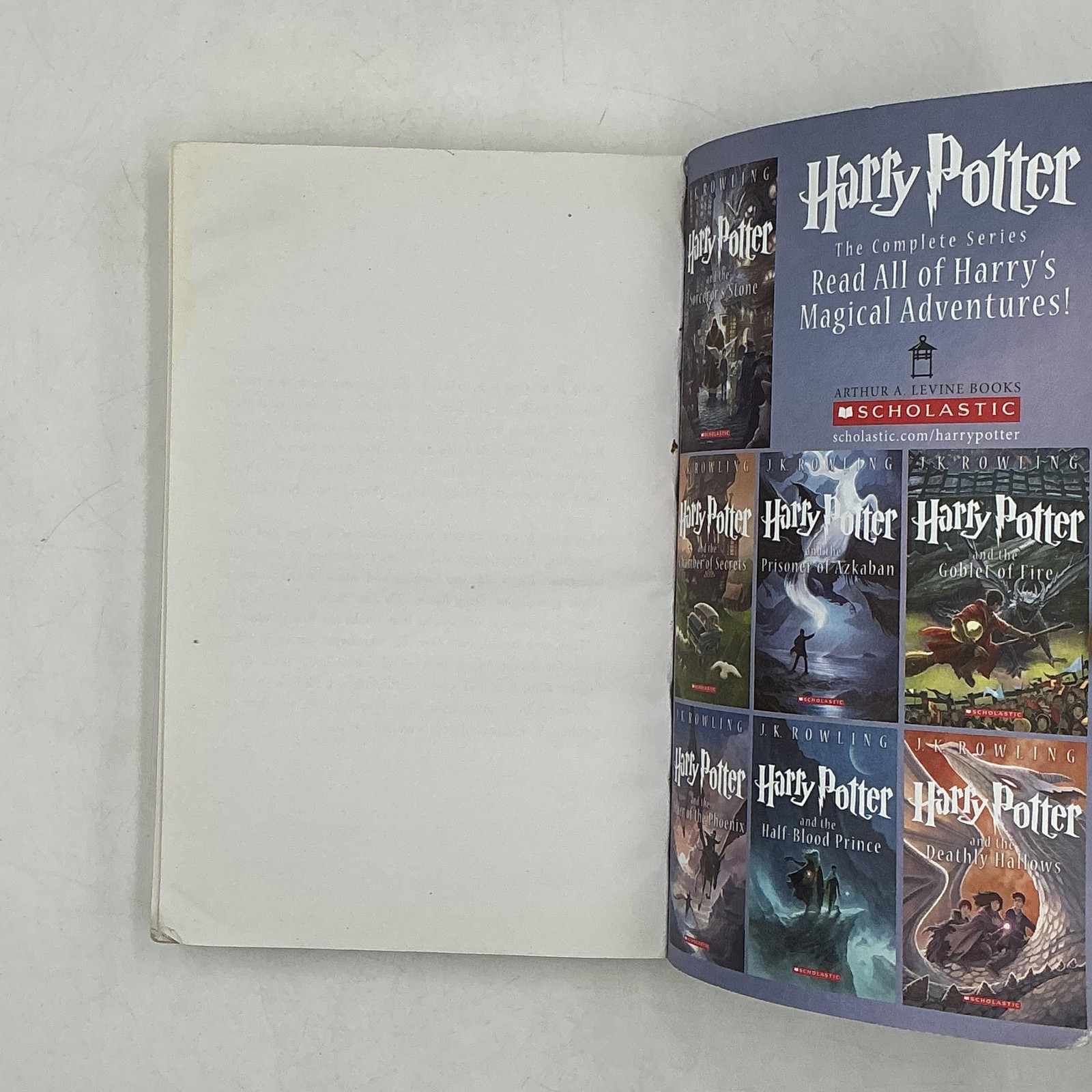HARRY POTTER The Complete Series Joanne K. Rowling 2013 Paperback Scholastic
