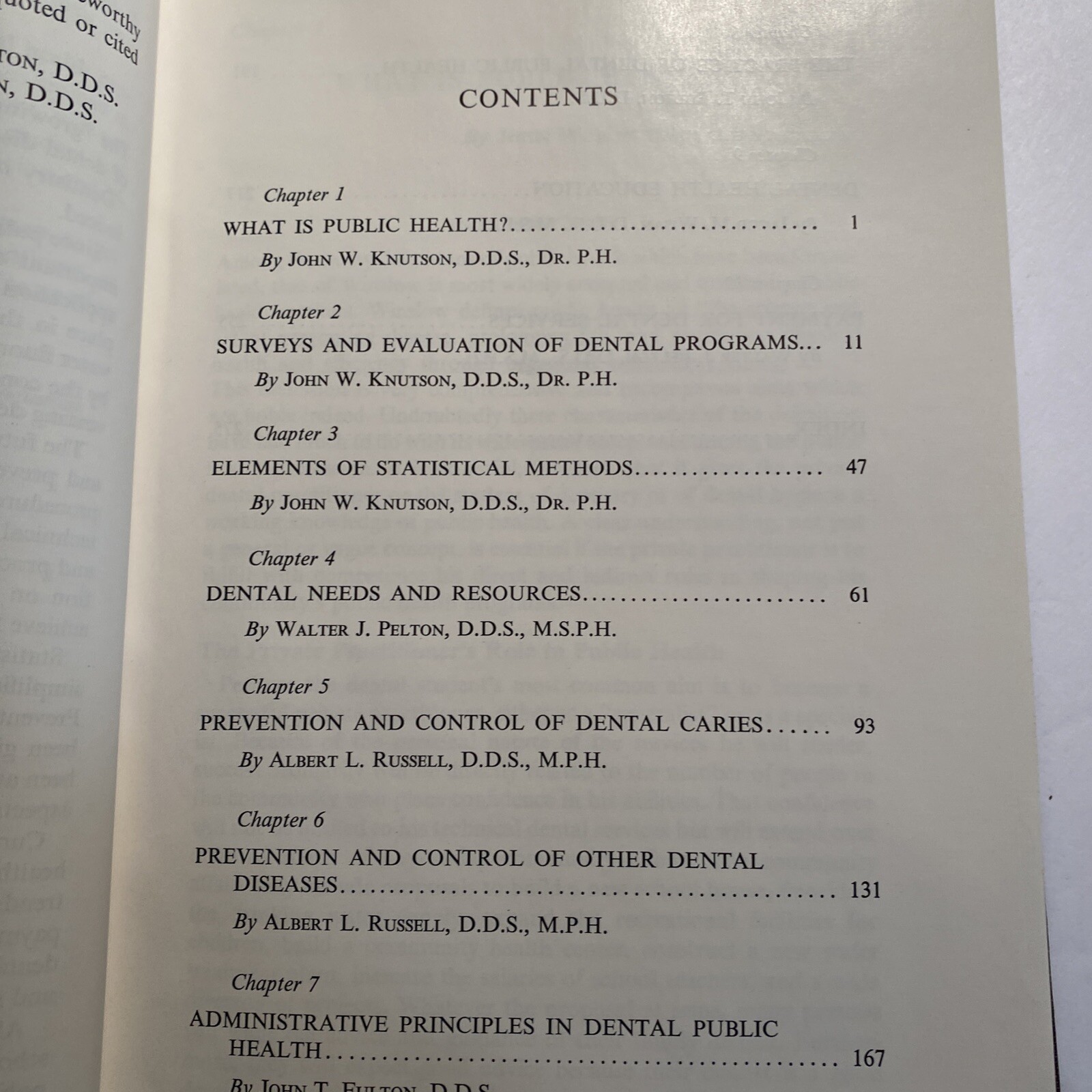 Dentistry in Public Health 1955 Medical Text Book ab9