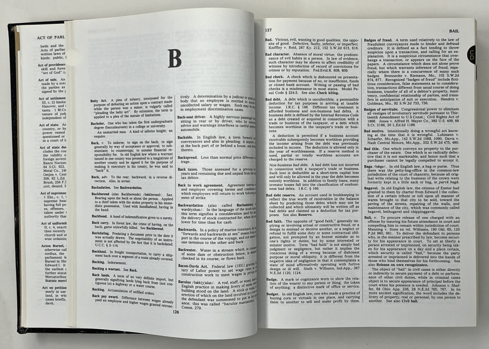 Black’s Law Dictionary: Special Deluxe 5th Ed. by Henry Campbell Black- 1988 HC