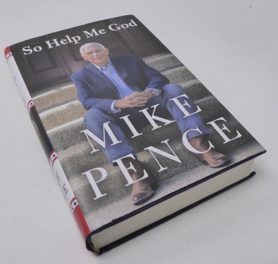 *SIGNED* So Help Me God by Mike Pence (2022, Hardcover)
