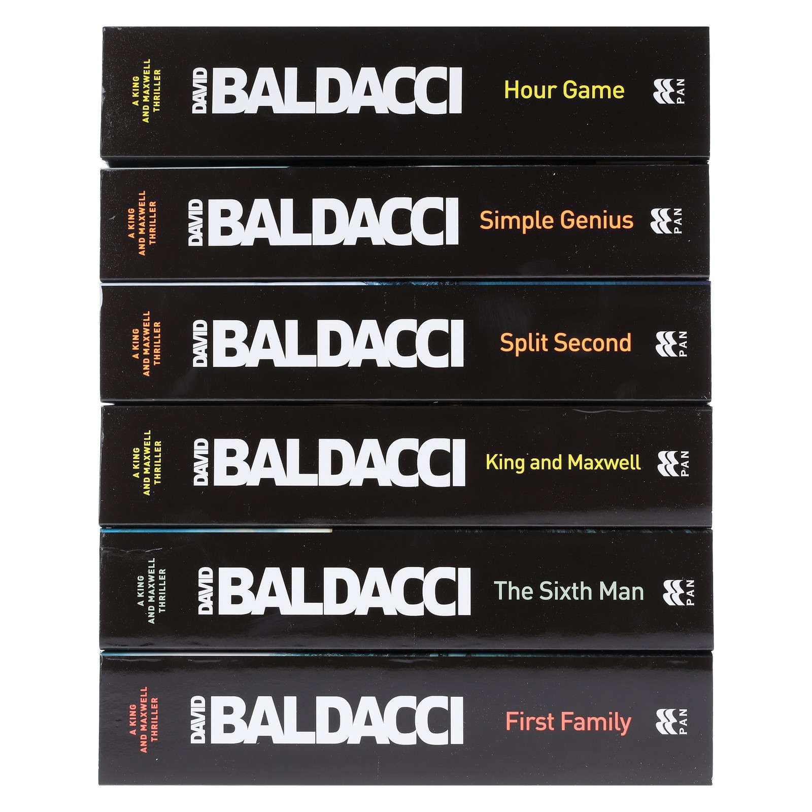 King and Maxwell Series by David Baldacci: 6 Books Collection Set – Fiction – PB