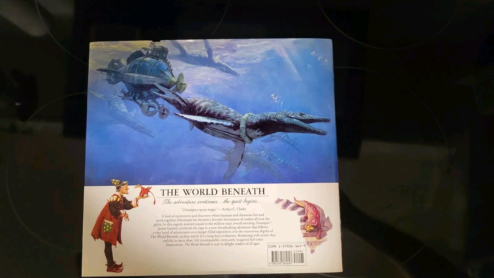 First Edition! Dinotopia : The World Beneath by James Gurney (1995, Hardcover)
