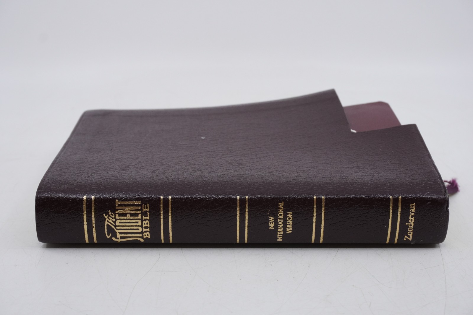 The Student Bible Zondervan 1996 NIV Brown Bonded Leather – Philip Yancey Notes