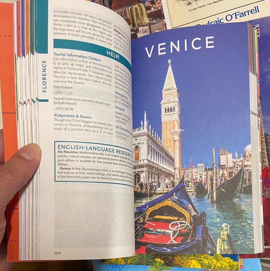 Lot of 10 Travel Guides & Language France Italy Europe Books Various Authors
