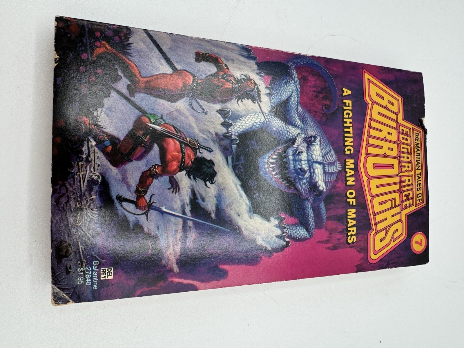 The Martian Tales Of Edgar Rice Burroughs Book Series 7,8 Lot Of 2 Paperback VTG