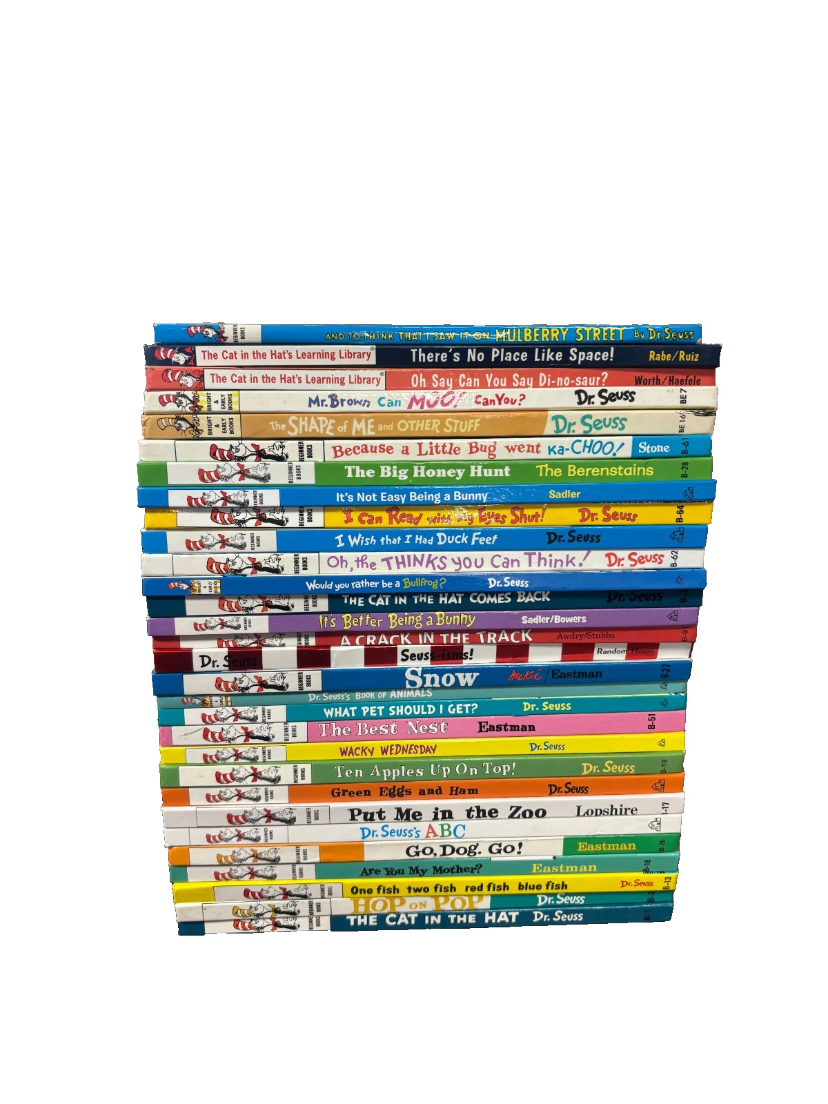 Lot Of 30 Dr Seuss Beginner & Bright And Early Hardcover Books