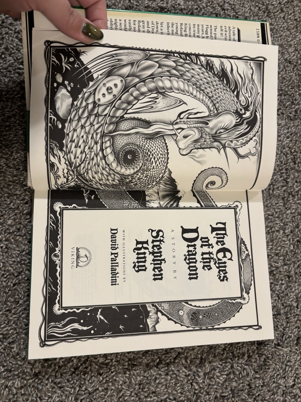The Eyes of the Dragon by Stephen King hc/dj 1st Edition/1st Printing