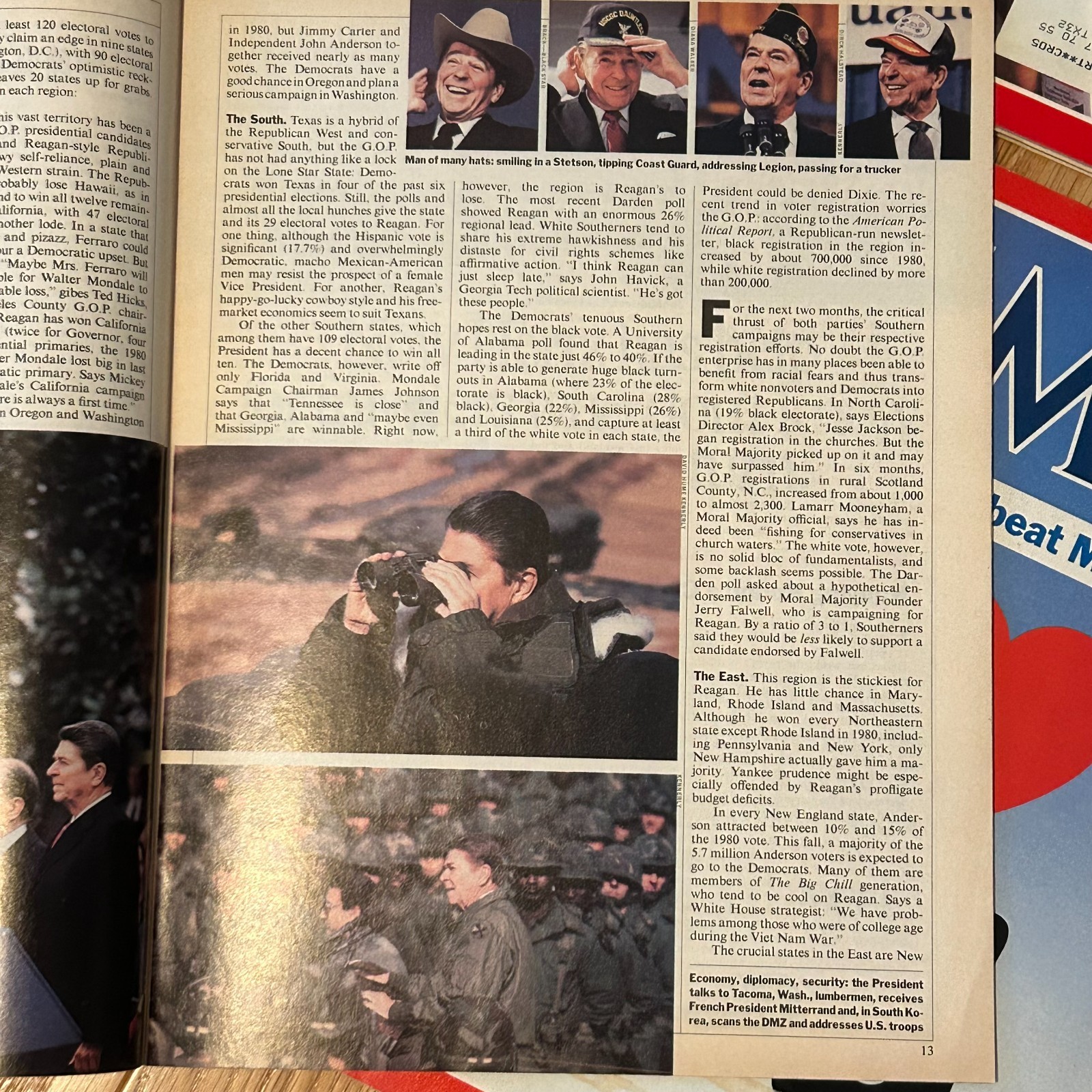 Vintage TIME Magazine 1984 Lot of 6 Reagan Bush Carl Lewis David Lean News