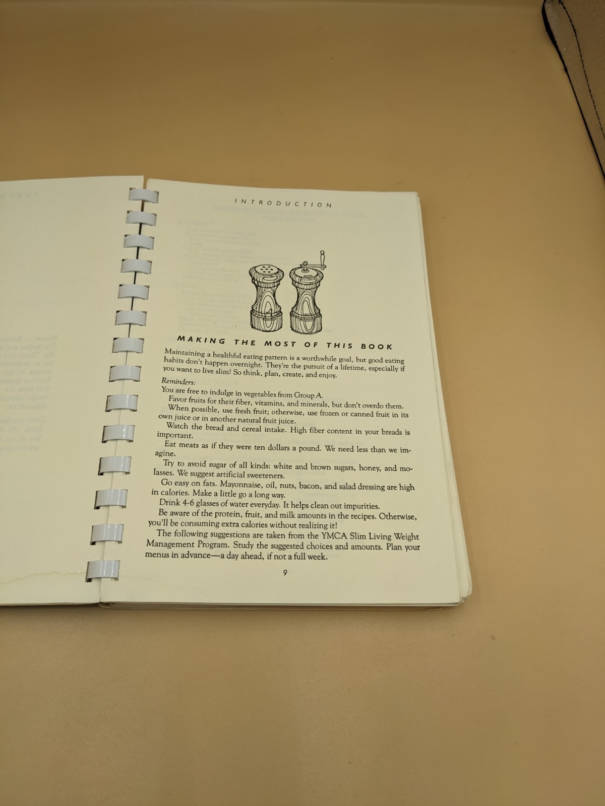 Cookbook: The Slim Living Cookbook 1981 Over 500 Recipes Spiral PB Pages 181
