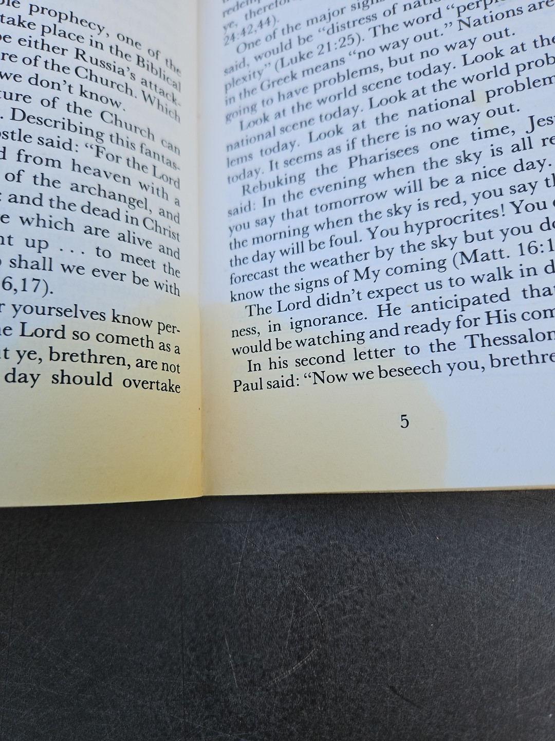 Pastor Chuck Smith The Soon to Be Revealed Antichrist 1976 Word for Today VTG