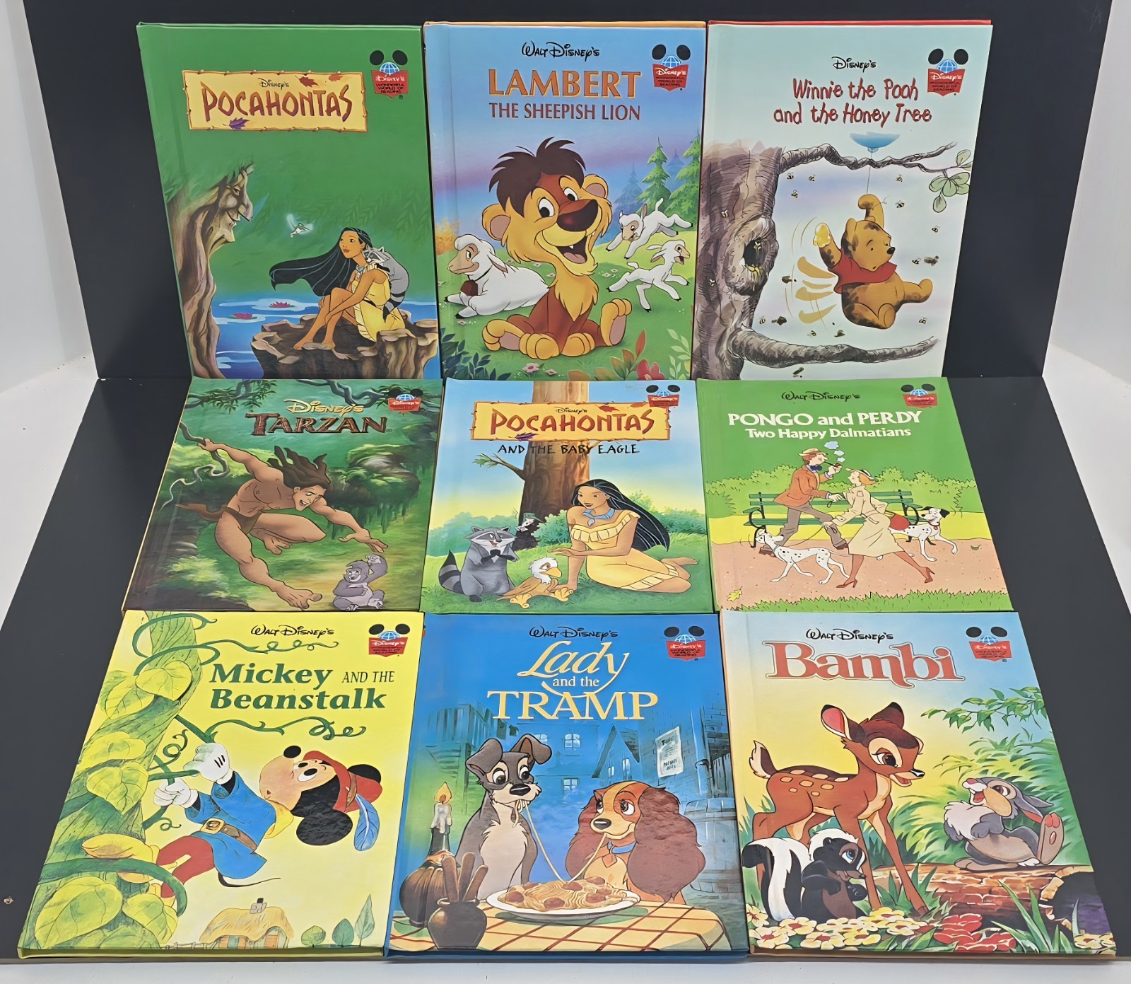 Walt Disney’s Wonderful World Of Reading Lot Of 21 Hardcover Books Vintage