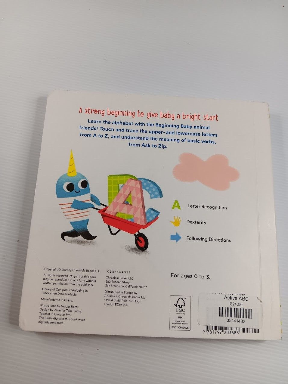 Active ABC: Beginning Baby by Chronicle Books