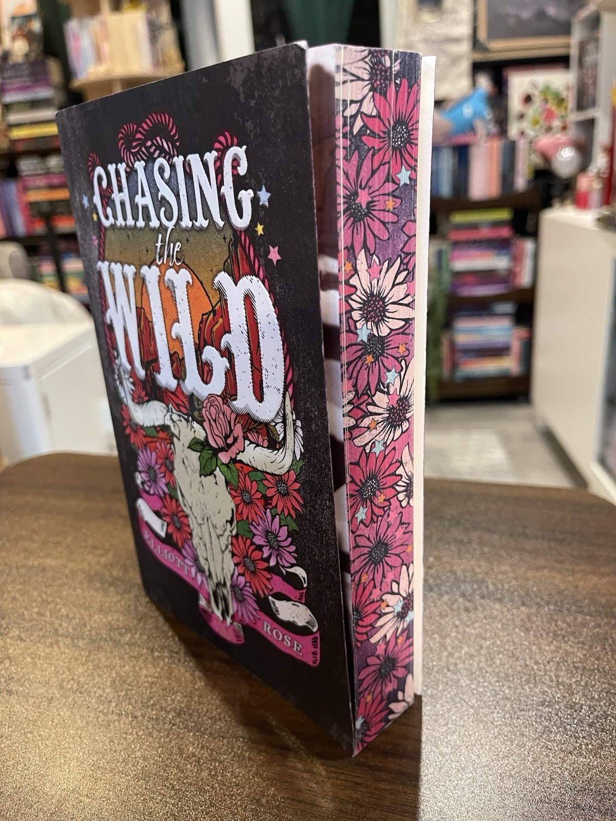 Elliott Rose Chasing the Wild Paperback Special Edition Romance Sprayed Edges