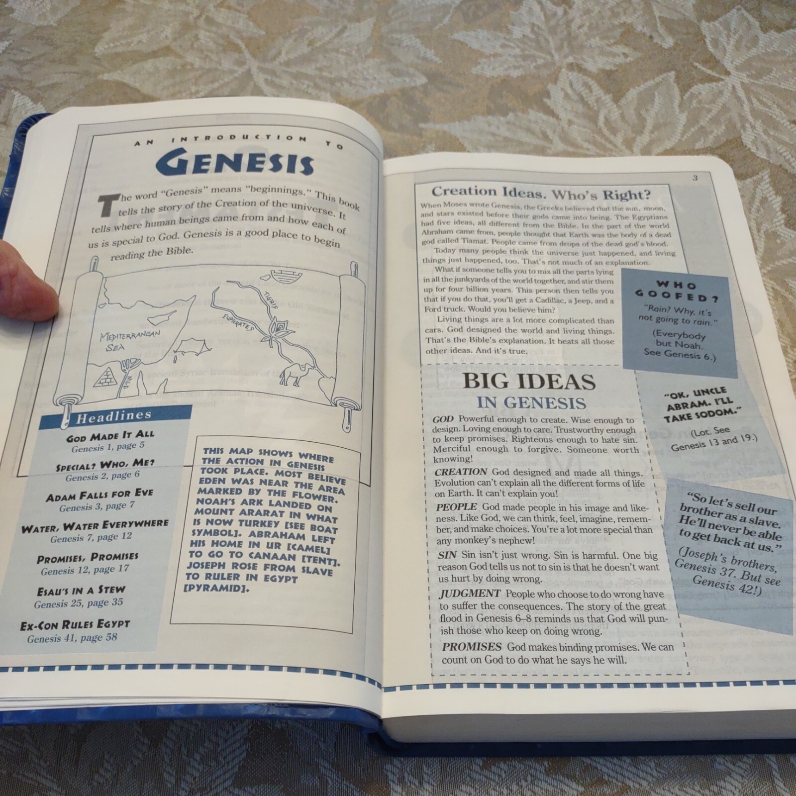 GODS WORD for Boys Blue Prism Duravella VERY GOOD 2008 “3D Cover”