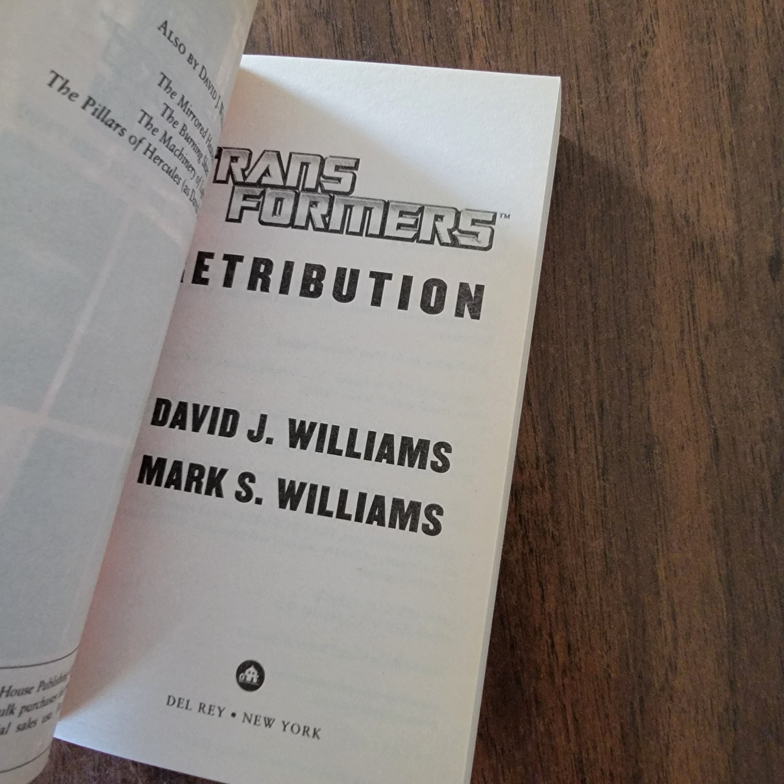 Transformers: Retribution by Mark Williams and David J. Williams (2014, Mass…