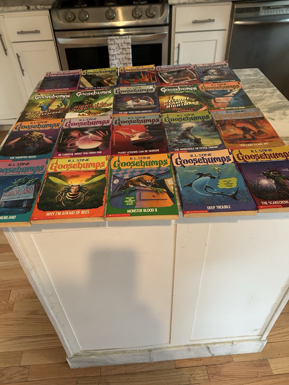 62 Complete Goosebumps Series, 1-62 RL Stine Mix Lot Covers