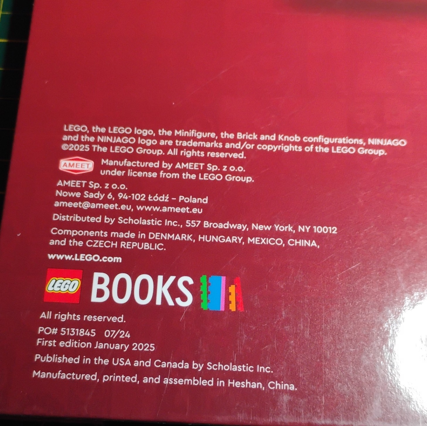 Scholastic LEGO Ninjago Dragon Catcher & Dragon Friend HC 1st Ed 2025 Eng
