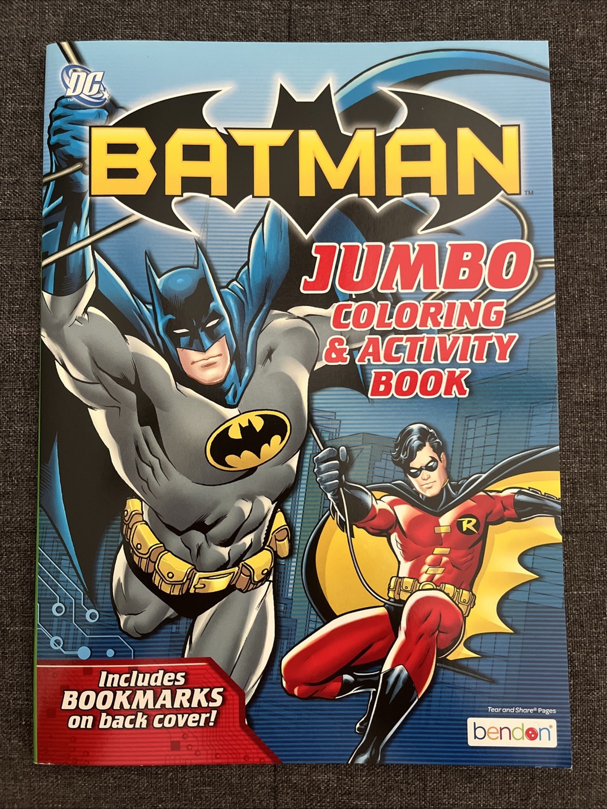Batman Jumbo Coloring And Activity Book Dark Knight Robin Joker DC Comics