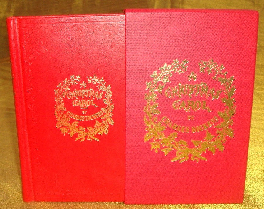 A CHRISTMAS CAROL Charles Dickens Fine Facsimile Edition & Slipcase – Gilt Edges