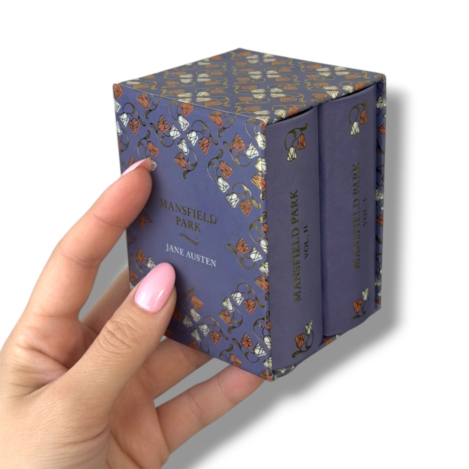 Mansfield Park in Spanish 2-vol set mini books by Jane Austen complete 1300 pag