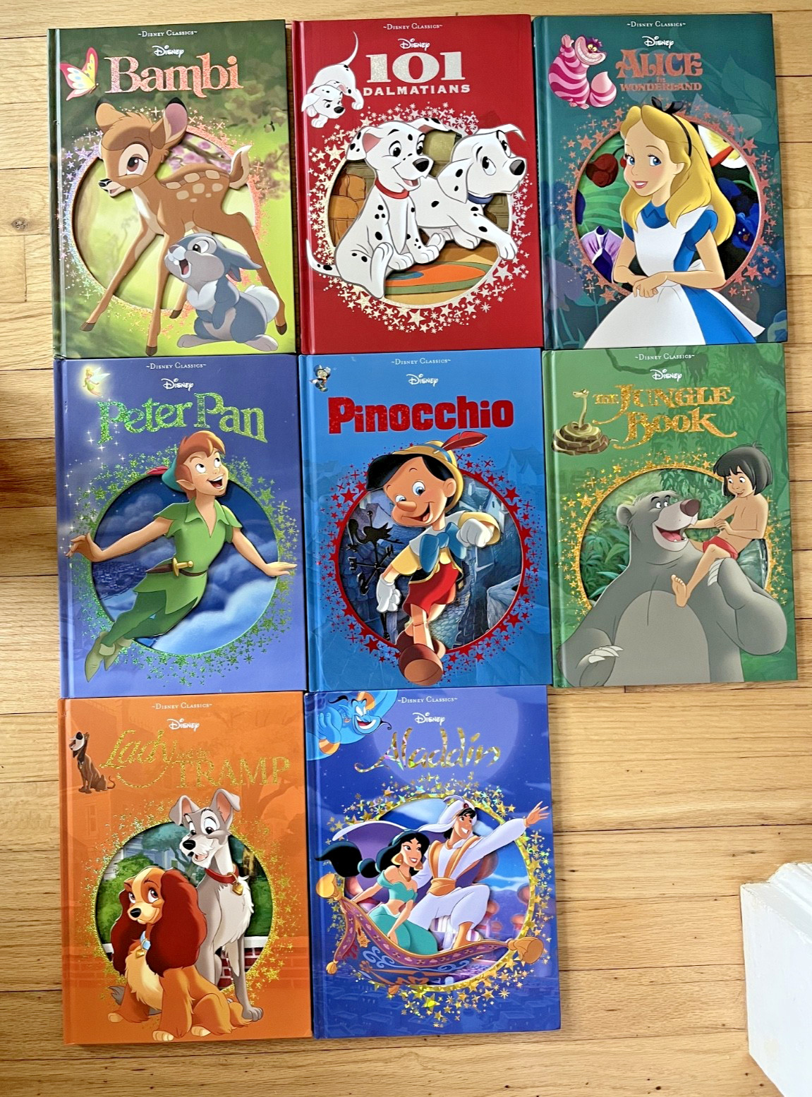 Disney Storybook Hardcover Books Lot of 8 – Great Condition, Cutout Covers
