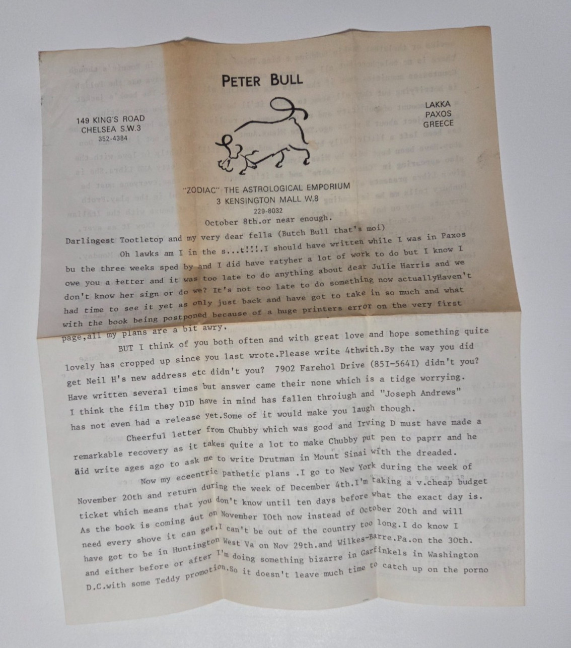 Bear with me – Peter Bull | 2 signatures | 1st edition