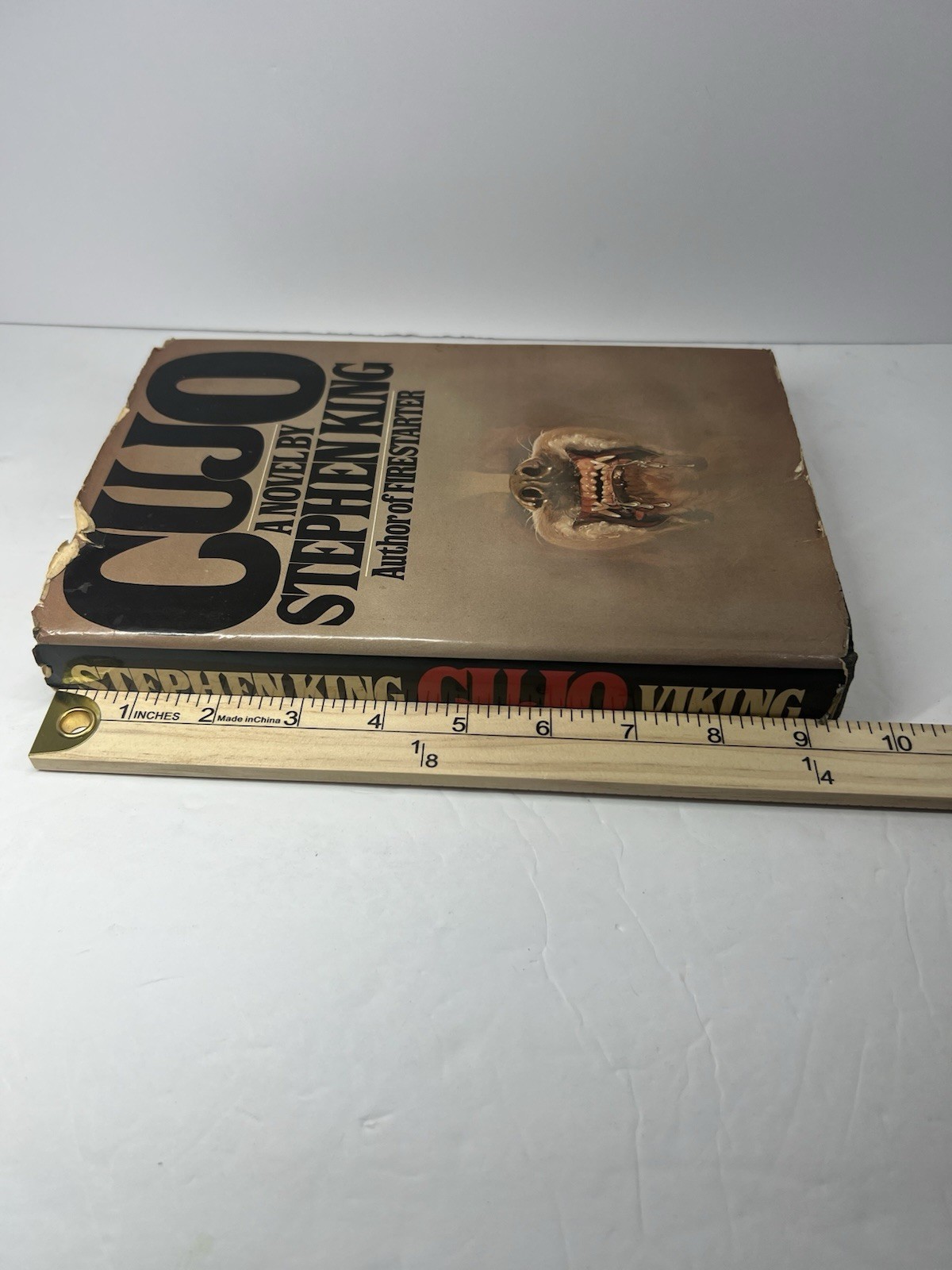 Cujo Stephen King 1981 Hard Cover Viking Press Book Club Ed. $13.95 DJ Vintage