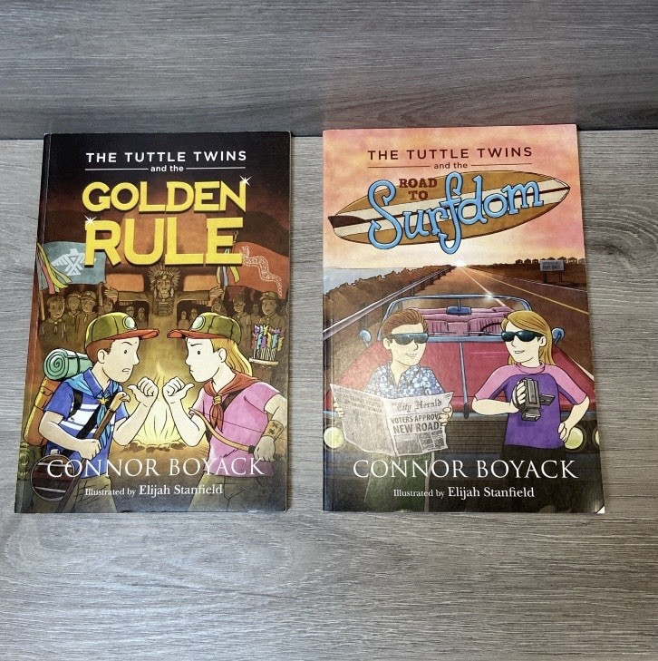 The Tuttle Twins Book Series Connor Boyack Lot 7 Books Homeschool 1-2 5-7 9-10