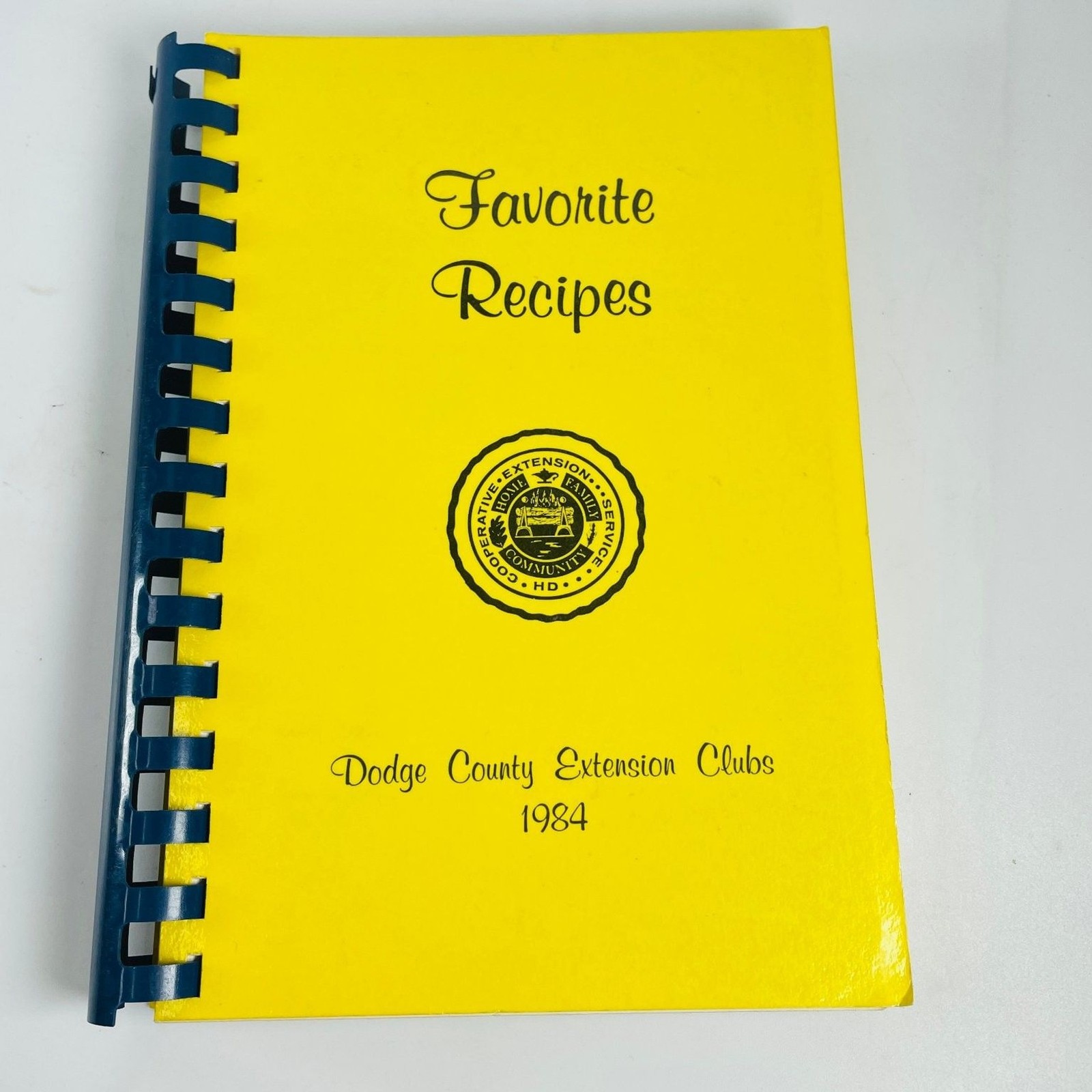 Favorite Recipes Dodge County NE Extension Clubs 1984 Spiral Cookbook Nebraska