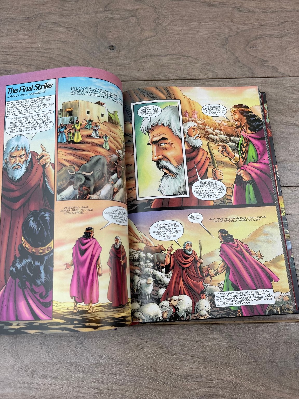 The Action Bible Sergio Cariello 2010 First Edition Illustrated David C Cook