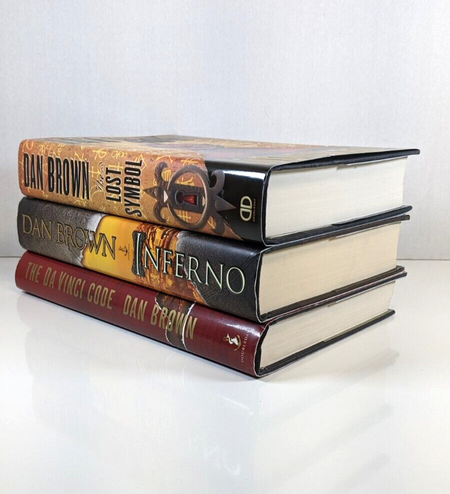 Robert Langdon Series Novels Dan Brown HC DJ 1stEd~Inferno~Da Vinci Code…