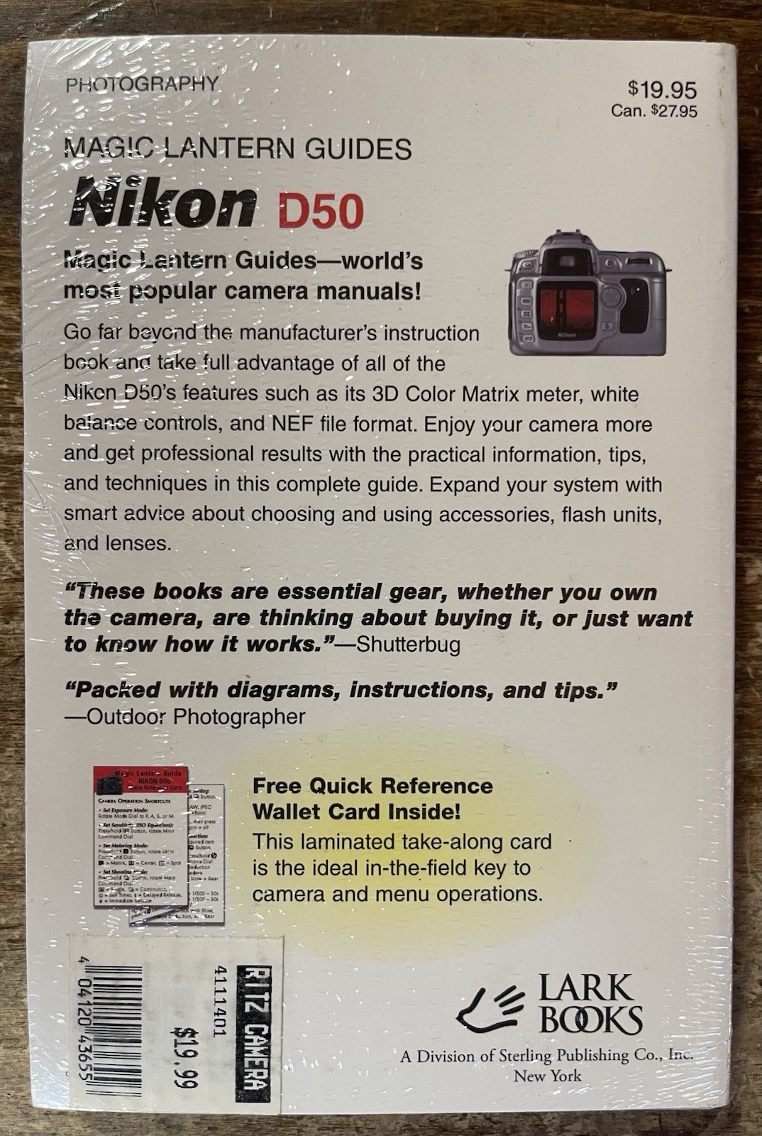 Nikon D50 (Magic Lantern Guides) Simon Stafford, New Factory Wrapped