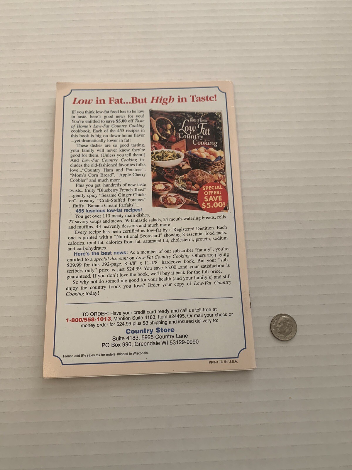 Vintage The Country Cooking Recipe Collection Cookbook Vegetable Dishes 34 Pages