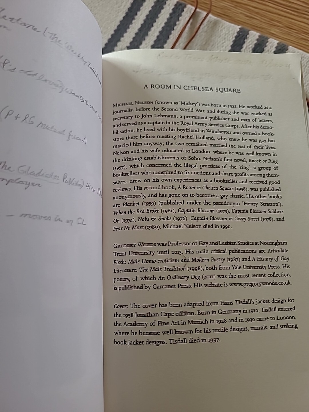 A Room in Chelsea Square by Michael Nelson [Paperback, 164 pages] 2014