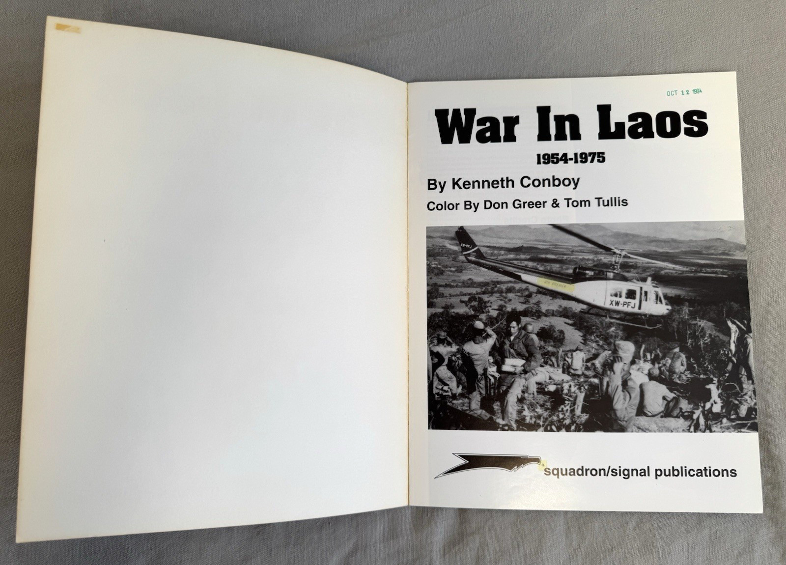 War In Laos 1954-1975 Kenneth Conboy Vietnam Studies Group 1994 War Photos 6063