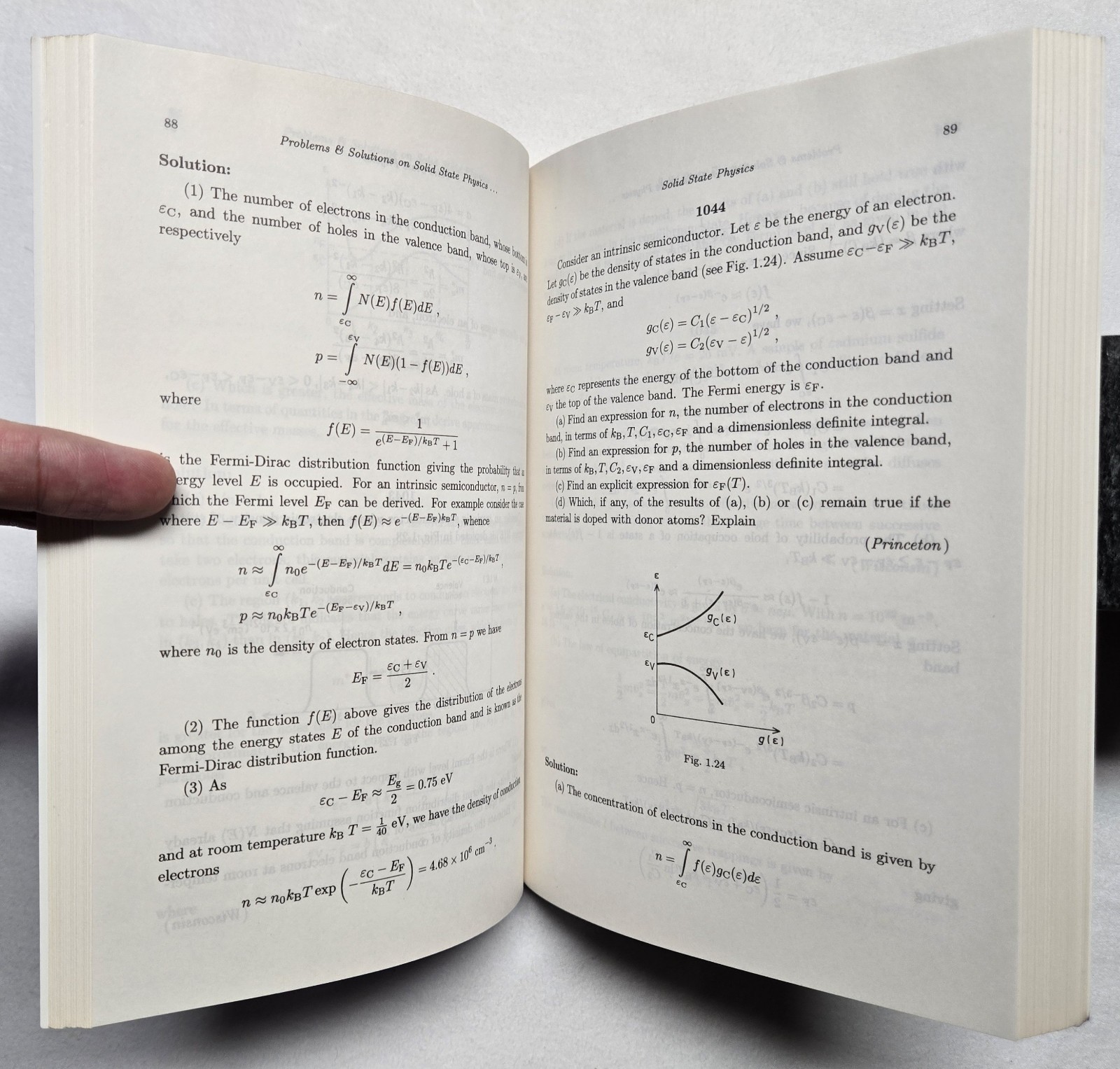 Problems & Solutions On Solid State Physics, Relativity And Miscellaneous Topics