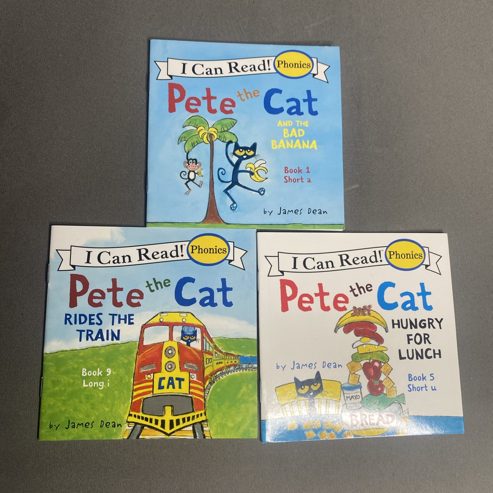 Pete the Cat I Can Read Phonics Kids Decodable Books Lot 13 & one Dr. Seuss