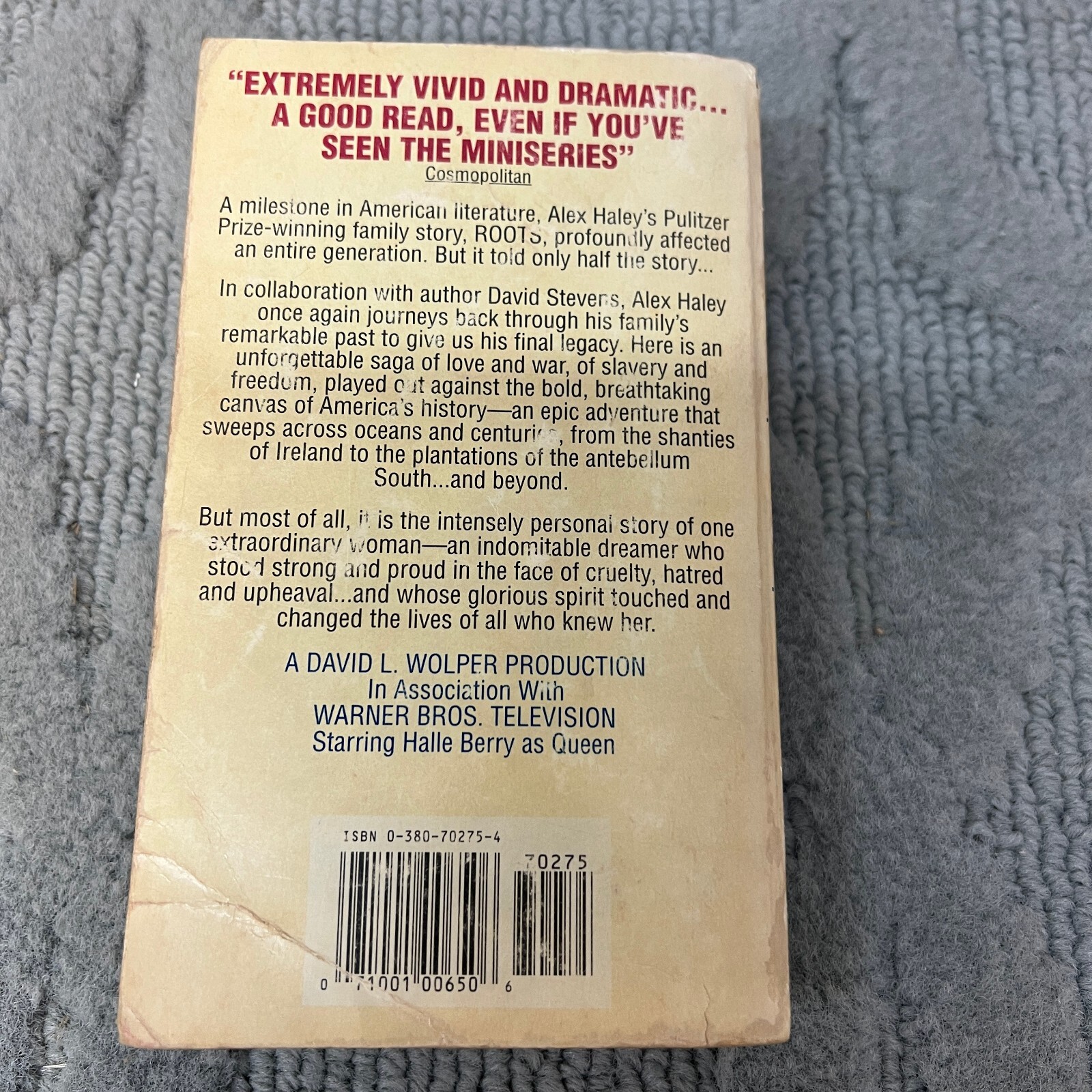 Queen Classic Drama Paperback Book by Alex Haley from Avon Books 1994