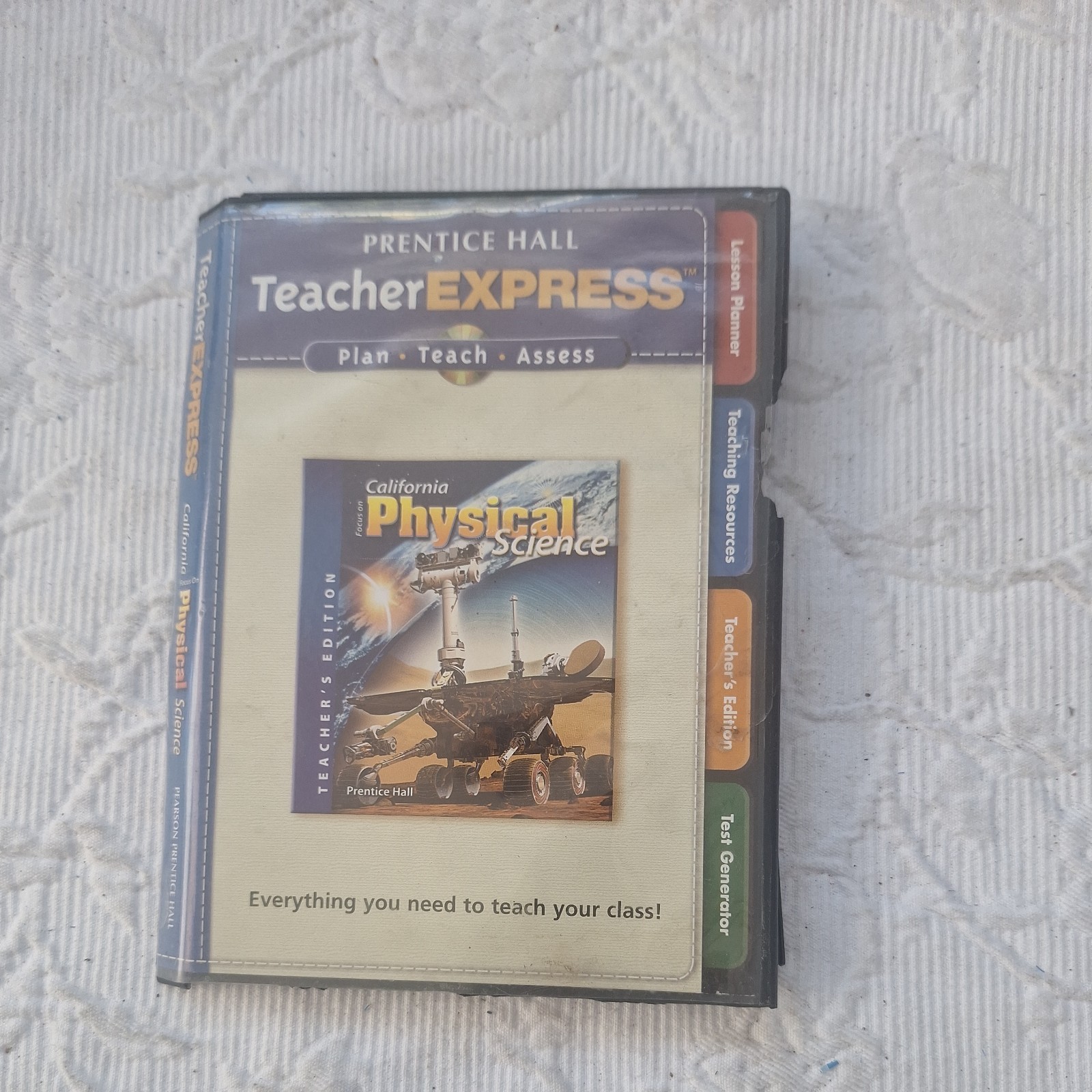 Prentice Hall Focus on California Physical Science Homeschool Kit 10 Items + CD