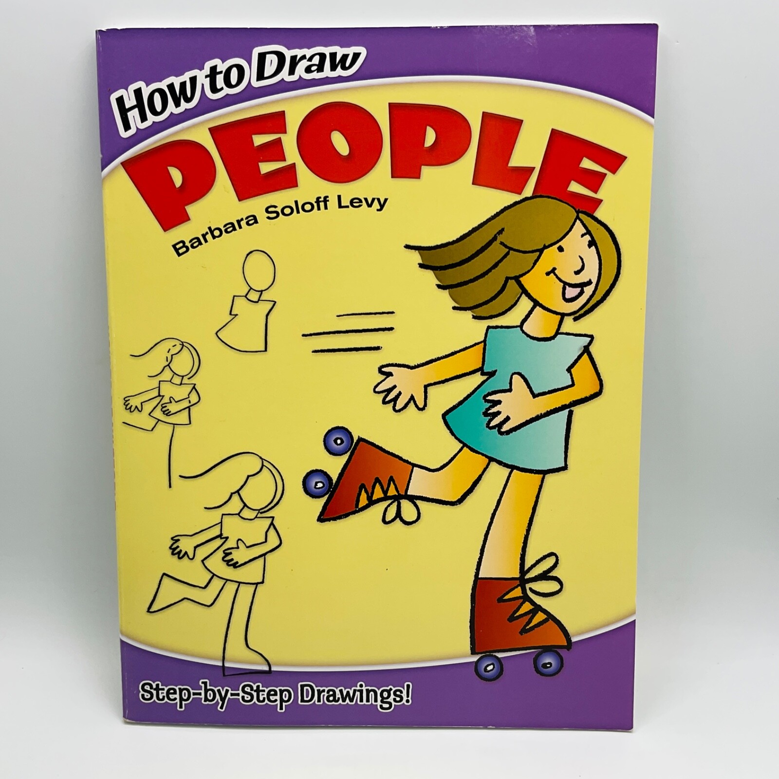 I Can Draw People & How to Draw People Lot of 2 Paperback Books Usborne Levy Kid