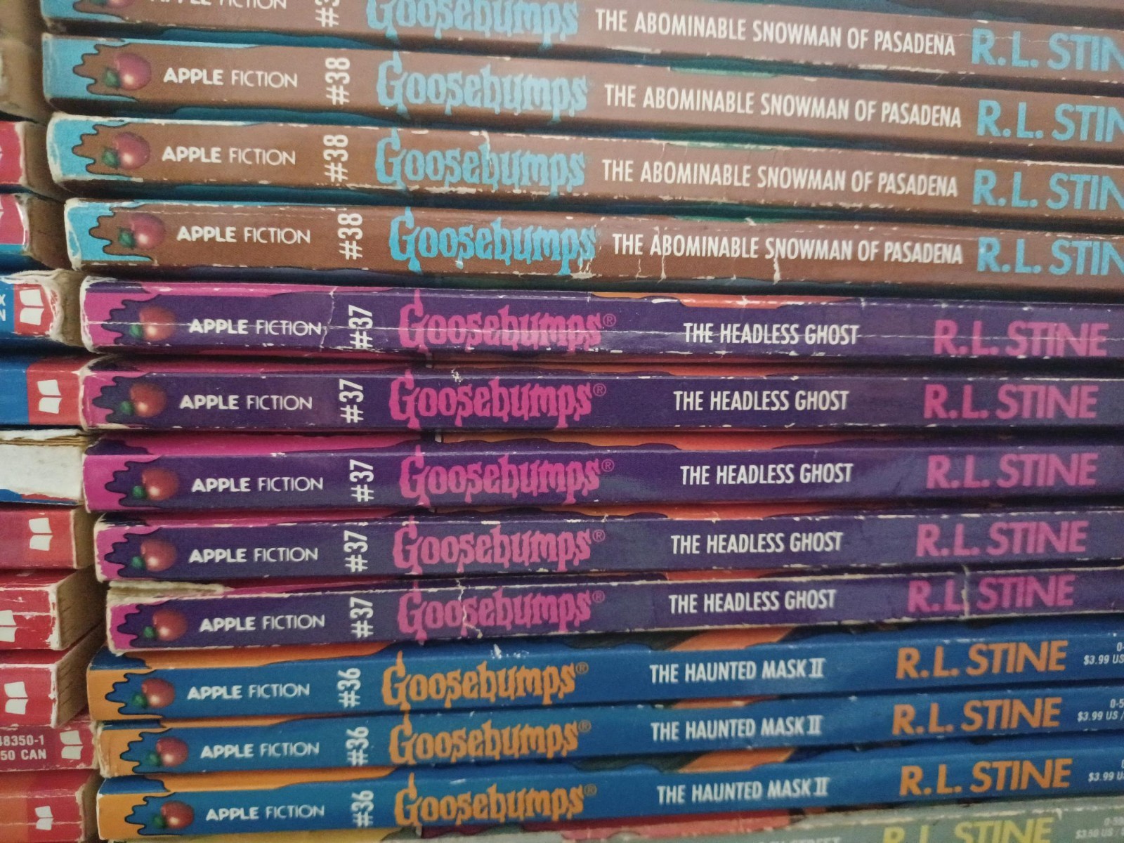 Goosebumps Books Pick & Choose Your Favorites, Kids Vintage Horror by RL Stine